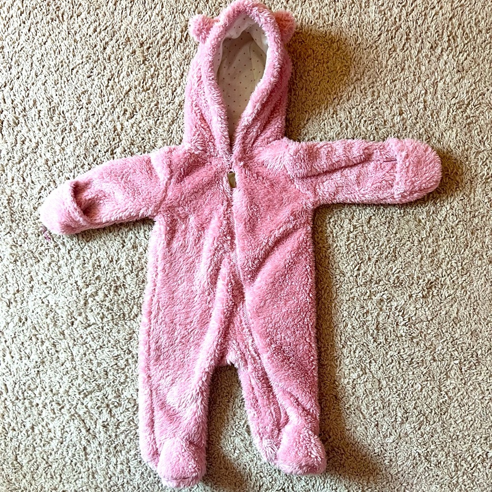 Carter’s hoodie Sherpa bodysuit.